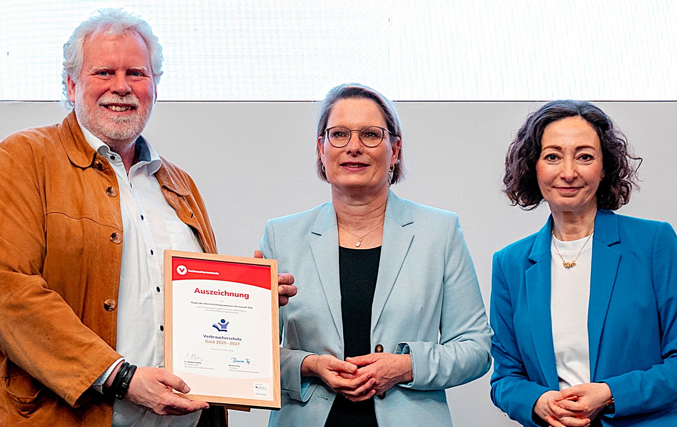 Auszeichnung Verbraucherschule Gold 2026 II